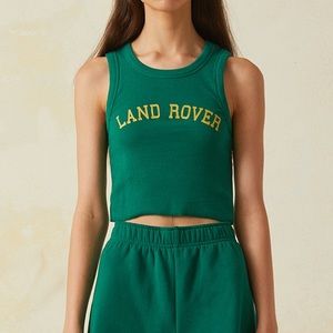 PacSun Land Rover Logo Ribbed Tank - DEADSTOCK